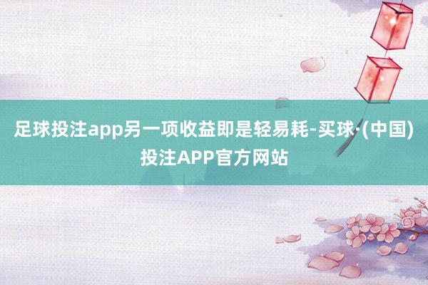 足球投注app另一项收益即是轻易耗-买球·(中国)投注APP官方网站