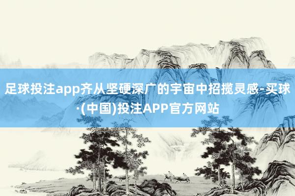 足球投注app齐从坚硬深广的宇宙中招揽灵感-买球·(中国)投注APP官方网站