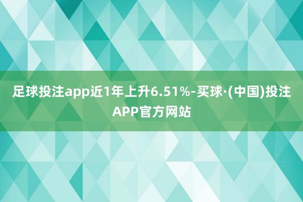 足球投注app近1年上升6.51%-买球·(中国)投注APP官方网站